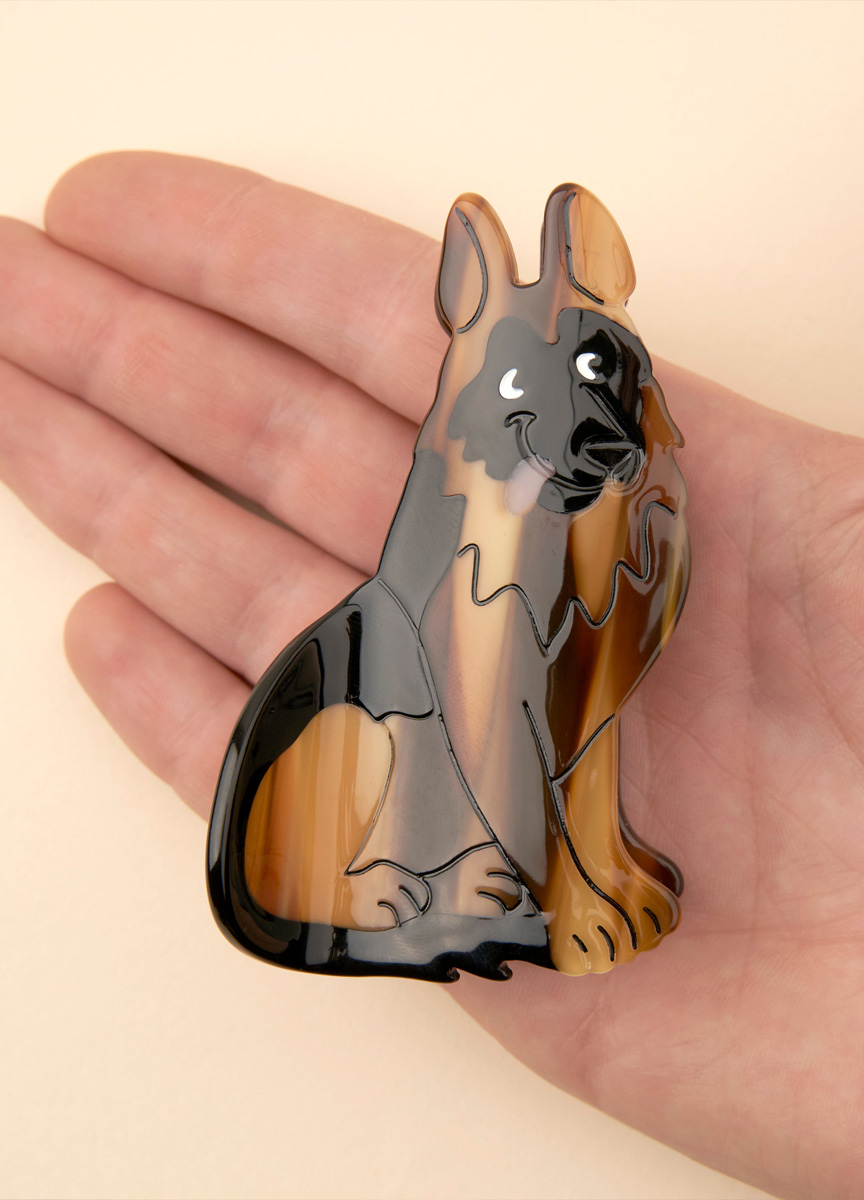 德國牧羊犬造型髮抓